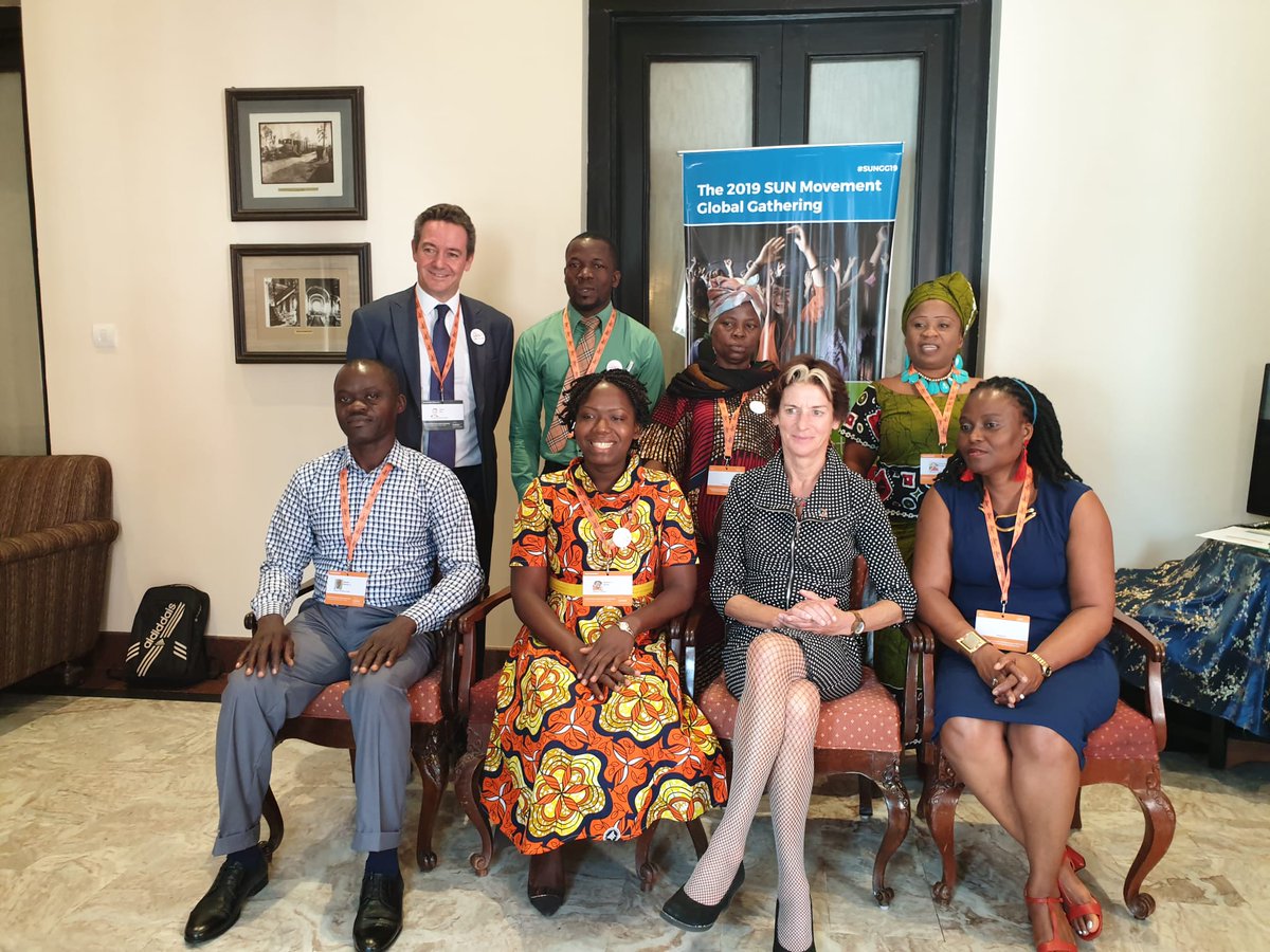 SUN_Movement's tweet photo. Great stories but also great challenges in the next set of meetings between @GerdaVerburg and our 🌞 SUN member countries 🌞 Time to share experiences from 🇸🇱 Sierra Leone, 🇱🇷 Liberia, 🇳🇬 Nigeria and 🇵🇰 Pakistan #InvestInNutrition https://t.co/5C1FAjxRn4