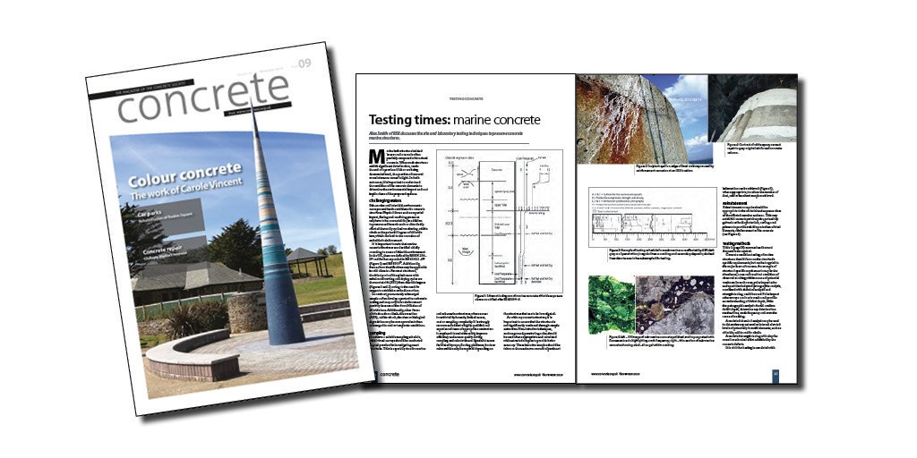 ukConcrete's tweet photo. November’s 'Concrete' includes a piece from @RSKPetrography, which discusses the site and laboratory techniques used to preserve concrete marine structures.
https://t.co/SbGzkcZdog 
#concrete #construction https://t.co/p4XAnl3Htp