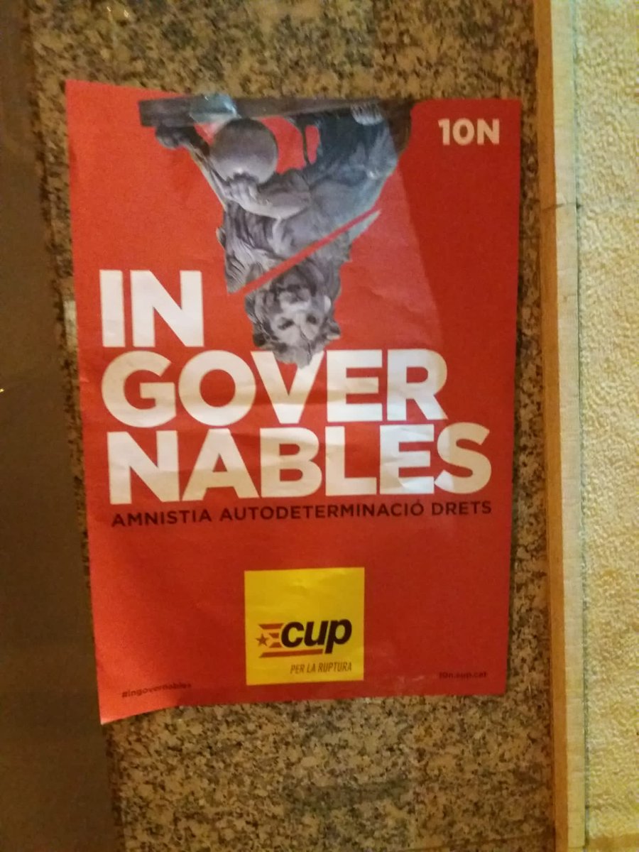 A Artesa de Segre també han empaperat per la <a href="/llibertatamadeu/">Llibertatamadeu</a>. Un motiu més per fer-nos #ingovernables