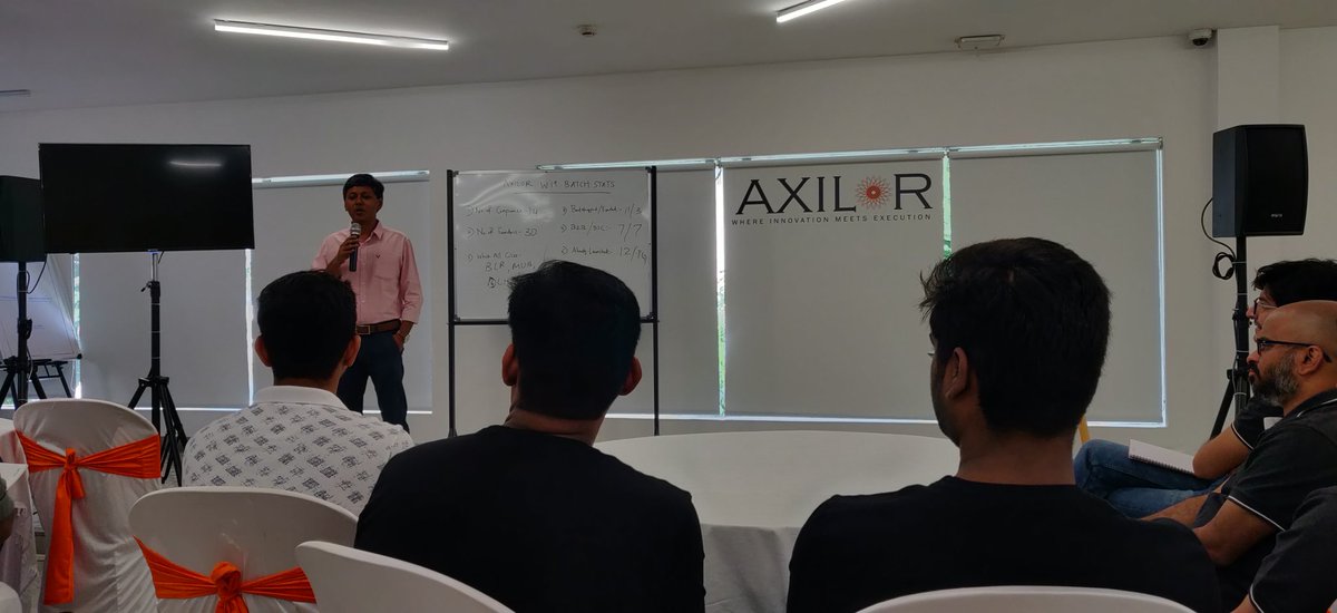 1992gaurav's tweet image. First day at @AxilorVentures Accelerator
#startups #sortedai