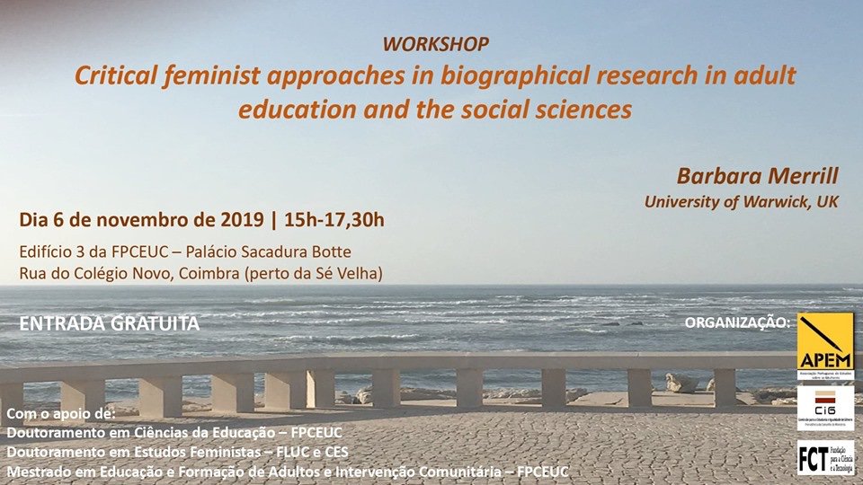#FPCE #UC #Eventos #workshop #internacional #educação #APEM #apoio #Doutoramento #CiênciasdaEducação #orgulhodeser #FPCEUC #maisqueumafaculdade #desafia_te