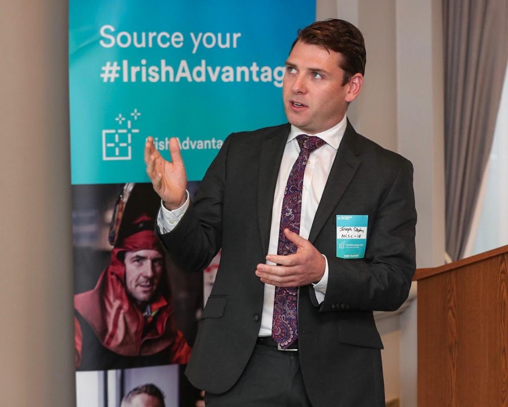 Thank you so much to Joseph Stephens of the #DCCAE and National Cyber Security Center for excellent remarks on current and future trends re: #cyber policy and regulation. #security #eu