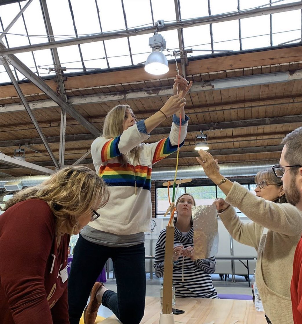 PottsgroveHSLib's tweet photo. Had an awesome day at an amazing space @fluxspace_io w @mrryneanthony and all the PG librarians creating relationships, building ideas and working w new products. #makerspace #library #awesome thanks @RennaTech for dropping that PhotoShop knowledge 👍🏻😀 https://t.co/7eoCUoMTRP