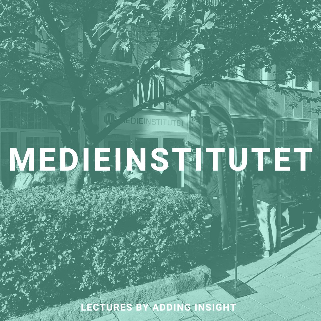 addinginsight's tweet photo. Grymt kul att nyligen föreläsa för många engagerade studenter på @Medieinstitutet och deras Digital Analytics program i Stockholm. https://t.co/pgCidDQFva