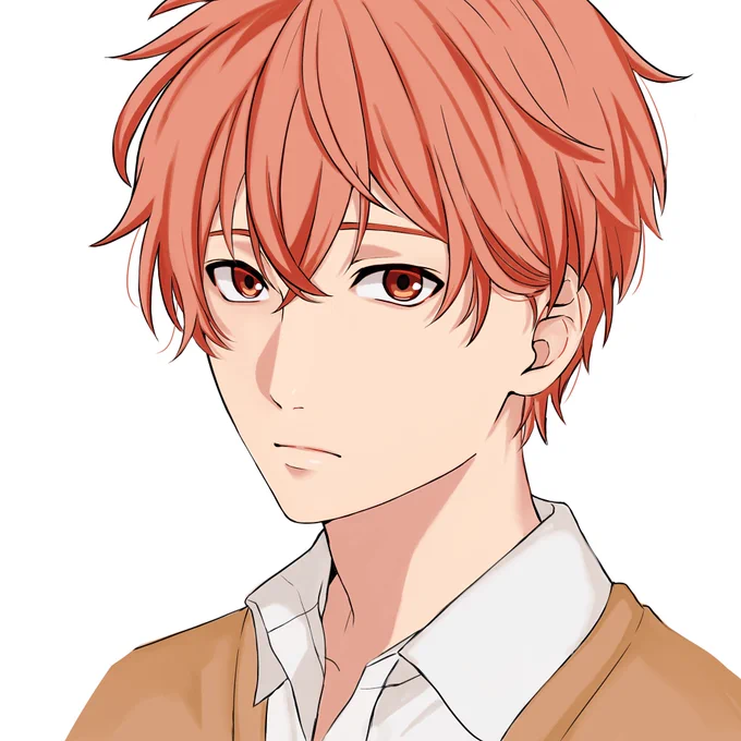 いつもと違う描き方で描いたからなんか変。のっぺりしてる 