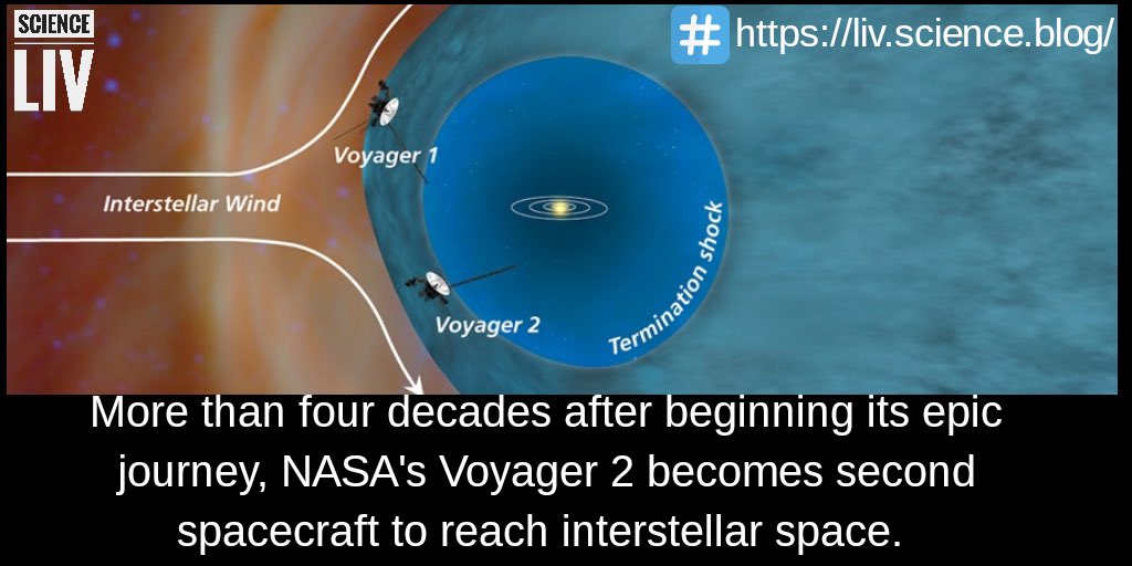 LivScience's tweet photo. Voyager 2 at the Edge of the Sun’s Realm. #Voyager2 #nasa #science  #space  #technology  #NirmalaSitharaman #AnushkaShetty https://t.co/JaHpnaiSBL