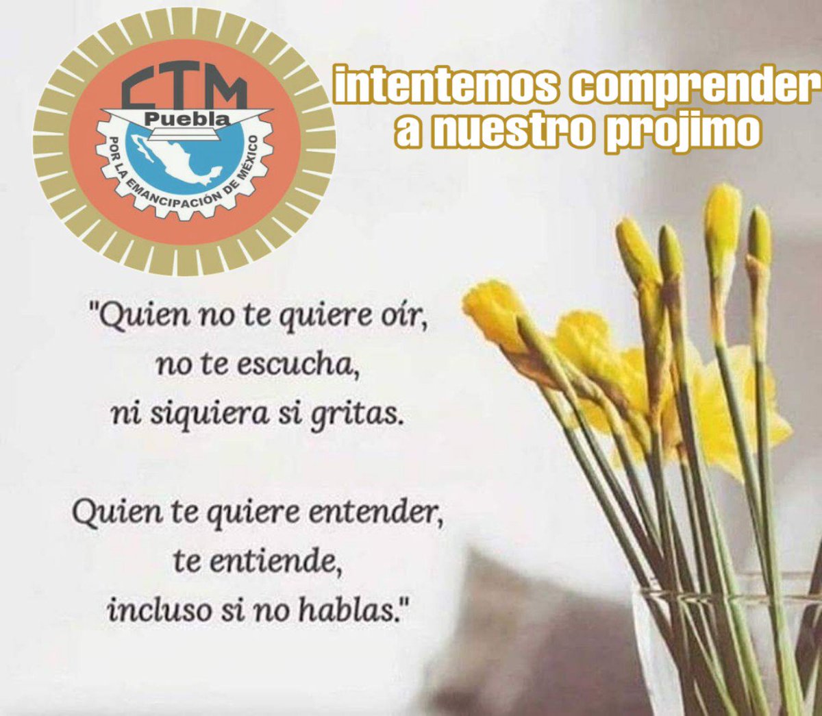 jcbonitojulio's tweet photo. Excelente dia,saludos y bendiciones,hoy intentemos comprender a nuestros semejantes,escuchar y apoyar,porque lo que damos del corazon,regresa en bendicion,se positivo @leobardosoto @seffh @alfonso_josema @ssotomtz @PaoParraguirre @karlyLarios @Lorely_Merino97 @ErikaDiazFlo https://t.co/inCsz6WaSZ