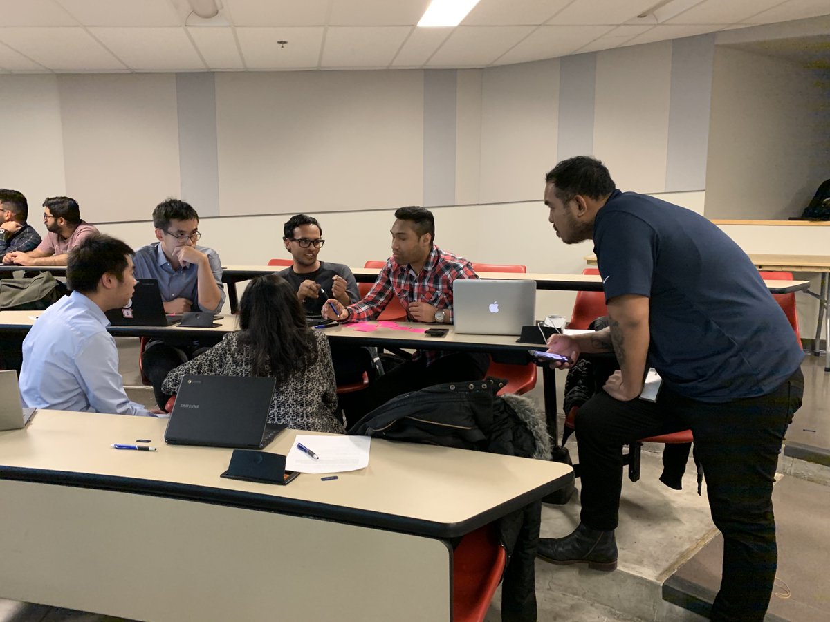 AgorizeAmericas's tweet photo. Students of @RyersonU were very engaged yesterday during our design thinking workshop for the #ThalesTechChallenge with @ThalesCanada! @ThalesAerospace @thalesemploi @thalessecurity @TheRealRyersonU  @TedRogersBCH https://t.co/33Uk14gjzE
