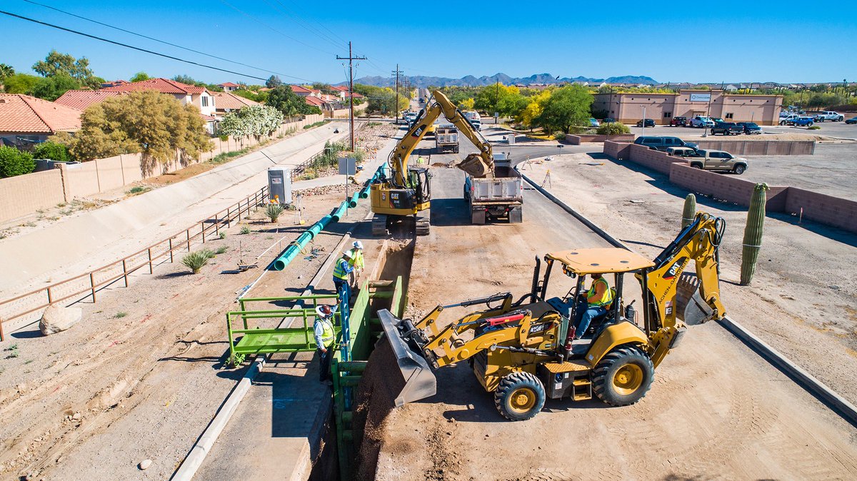 achengardner's tweet photo. Our Twin Peaks-Blue Bonnet Gravity Sewer #designbuild project has won the Common Grounds Award from Metropolitan Pima Alliance. Congratulations to the project team! #achengardner #construction #wetutilities #sewerline #missionpossible https://t.co/Vf0BYsP4iO