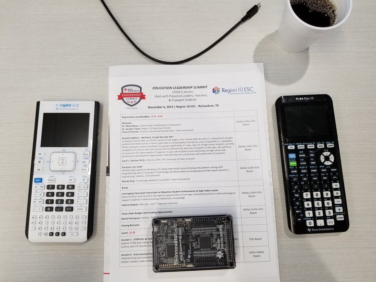 AnnaISDCTESTEAM's tweet photo. Hanging out with Anna ISD STEM Coordinator @Region10ESC @TXInstruments Education Leadership Summit: STEM in Action!!! #StayingAheadOfTheGame
#STEMIsCool
#CTESTEM
#MakingHistory
#AnnaISDIsThePlaceToBe
#Facts
#proudtobeAnnaISD https://t.co/GEwgPFietj