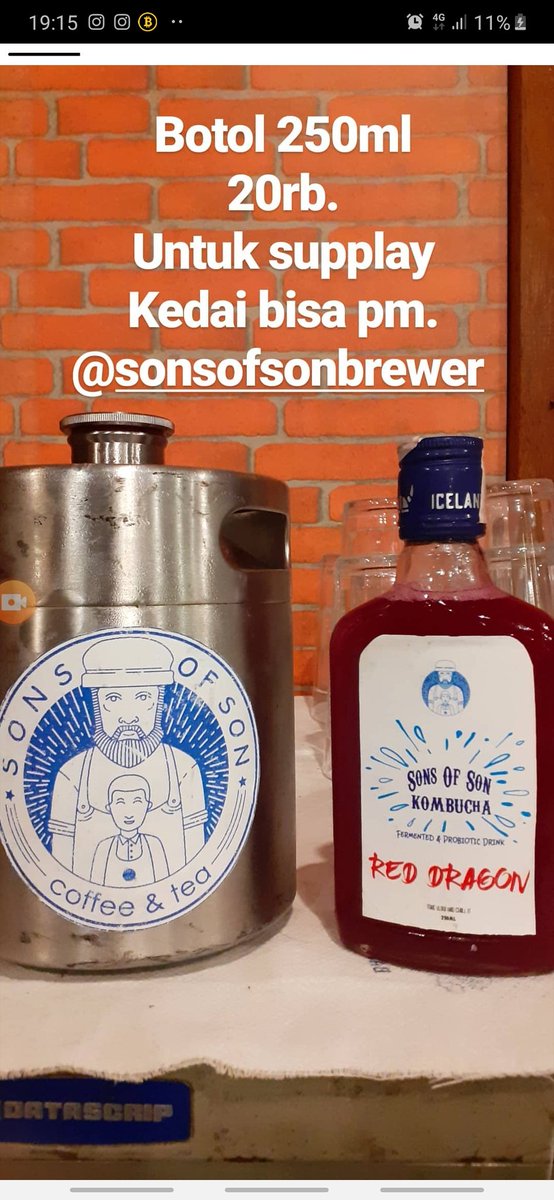 Maskoo_0's tweet photo. Hayuhhh... kombucha #kombucha #yogyakarta #local #raw #detoc https://t.co/grm66UgH89