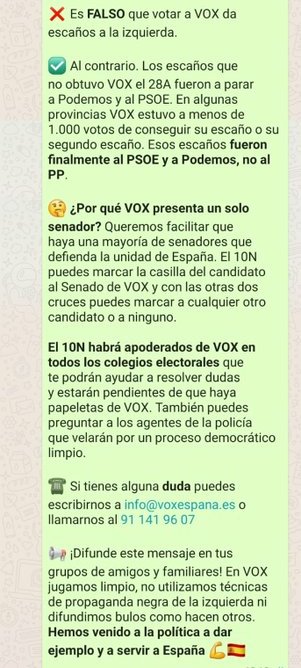 Javilo87's tweet photo. Ténganlo en cuenta para el #10N
Recuerden que #VOX sólo presenta un Senador, pueden marcar sólo la casilla de @vox_es o marcar dos casillas más.
VIVA ESPAÑA
VIVA VOX
🇪🇸💚🇪🇸
🇪🇸💚🇪🇸
#EspanaSiempre
#VOXVotoUtil
#VotaVOX
#noalprogre
#sanchezdimision https://t.co/hQQIYlPL0t