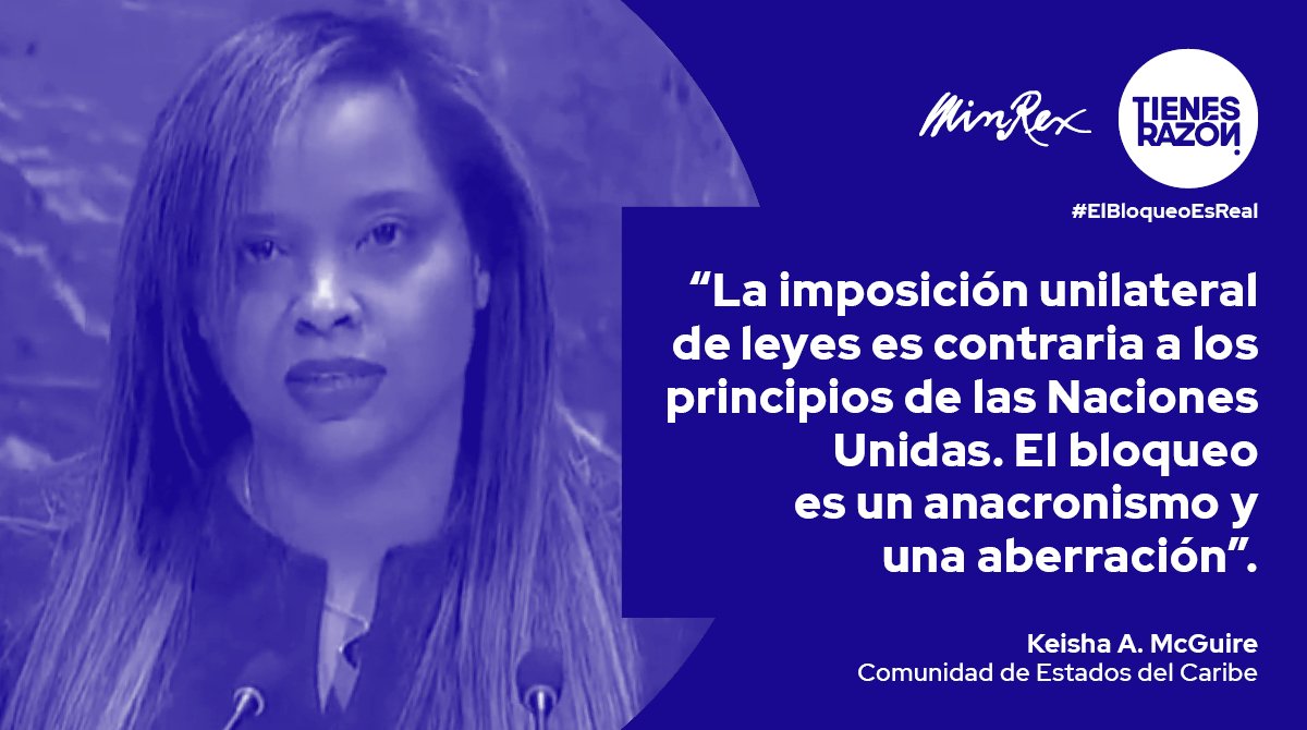CubaMINREX's tweet photo. Cuba es parte indispensable de la integración caribeña. ¡Tienes Razón! #ElBloqueoEsReal #TheBlockadeIsReal https://t.co/Q26DiDTjXe