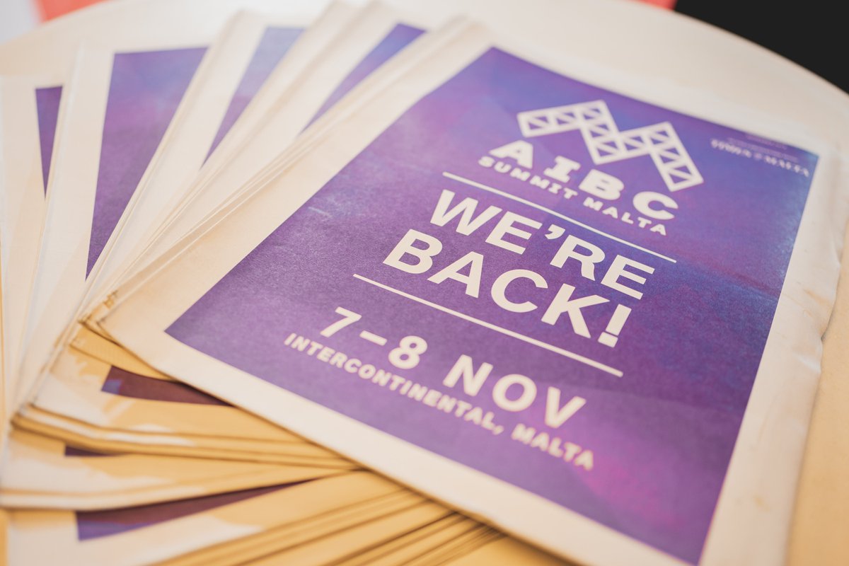 AIBC_World's tweet photo. Welcome to the 3rd edition of #AIBCsummit

Head down to the InterContinental Malta to collect your badge today! Welcome drinks &amp; registration is taking place at Palm Suites/LEVEL 7 between 6 pm and 10 pm.

#AIBCsummit #AIBCMalta2019 #AI #blockchainindustry #blockhain #FinTech https://t.co/QL0Q5Y80fo