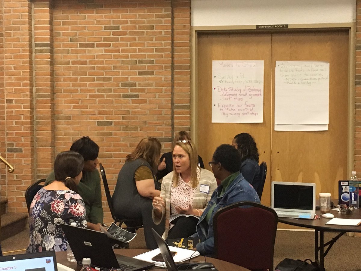 LSMcCauley's tweet photo. #PersonalizeSC instructional coaches unpacking Empower and the importance of student ownership. What are some βright nowβ actions you can take? @PersonalizeSC https://t.co/Pk1bf7BqXY