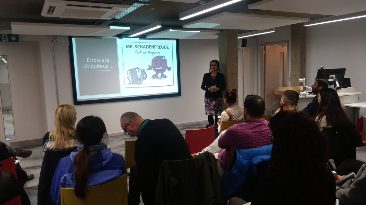 BSELBrunel's tweet photo. (2/4) @ly1388 started us of with a great talk on The Prevalence of Errors in Machine Learning Experiments @BrunelCompSci #seminar #seminartalk #machinelearning https://t.co/SpoGuLP9n1
