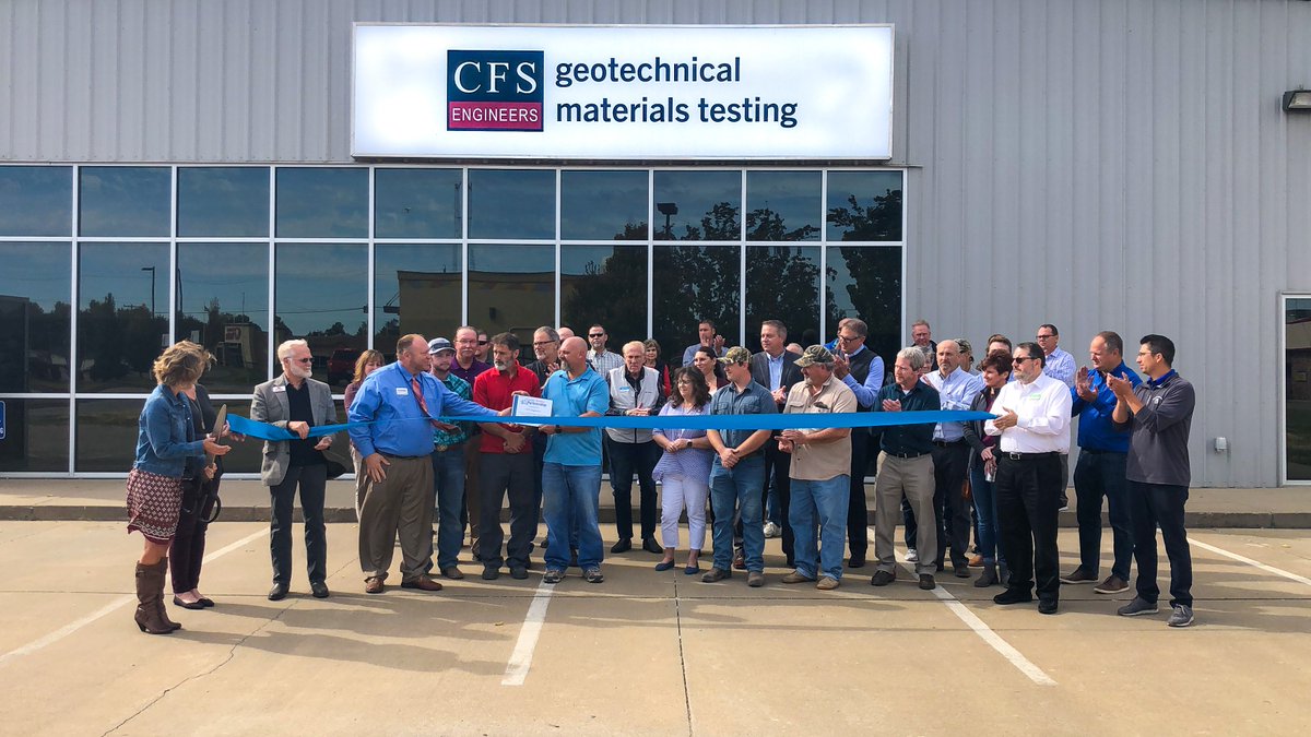 CFS Engineers has expanded its list of services to include Geotechnical and Materials Testing in the Topeka area! Our full service laboratory and testing facility is now open at 2011 NW Topeka Boulevard. CFS is very excited about this expansion!