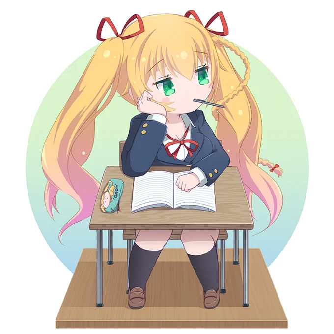制服ごんごん
#いろは絵馬 