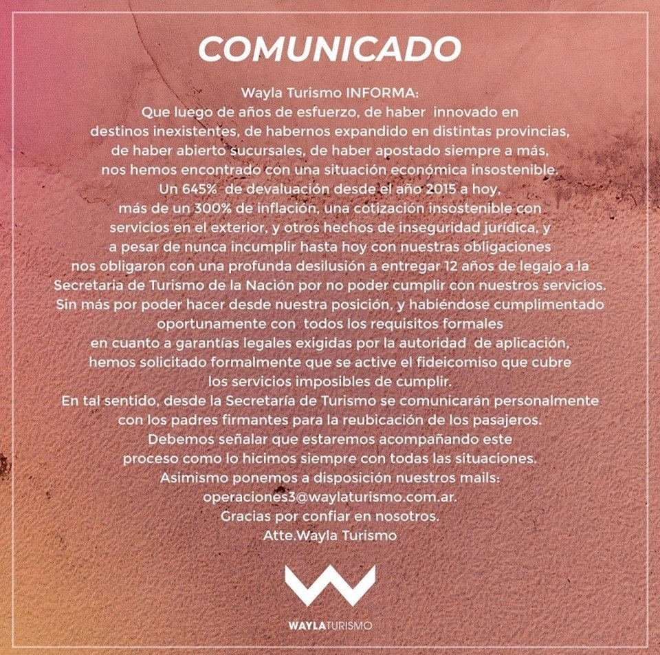 ContinentalCba's tweet photo. 🔵 AIRE | #Wayla #WaylaTurismo |Empresa de turismo dejó de operar y afecta el viaje de egresados de 800 alumnos a lo largo del país | En #JuanAlMedio nos comunicamos con Cecilia Fontani, madre de una alumna afectada del IPETyM 74 de Villa del Totoral. 
@TurismoNacionAR https://t.co/ejW08dwIzX