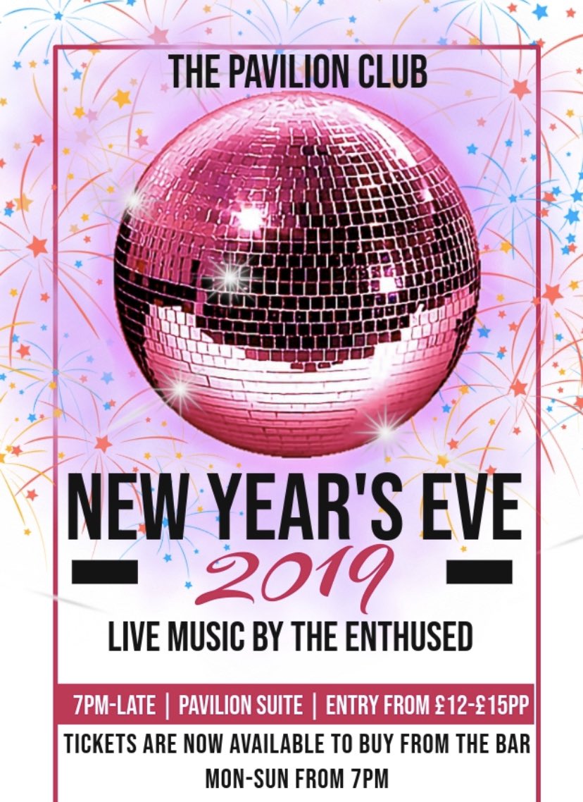 Tickets now on sale for NYE, be quick to avoid disappointment 😊🍺
