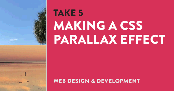 Take 5 minutes to learn a practical skill with our new Take 5 video tutorials 🎉✨ This week's theme is CSS Image Effects. No reg required — just watch and learn! @AquentGymnasium thegymnasium.com/take5/making-a…