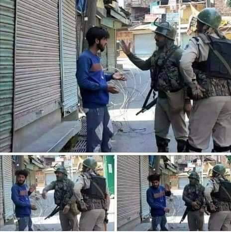 cjwerleman's tweet image. Very little footage has emerged from Kashmir since India's lockdown and curfew began three months ago. Communications have been cut and journalists have been denied access.
But these images by J&KTV captures the repressive brutality of India's deepening occupation.