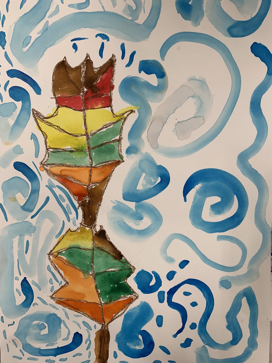 createwithkrass's tweet photo. Absolutely love these 1st &amp; 2nd grade FALL leaves! Students created using crayons, oil pastels and watercolors! 🍁@FCSchoolsGA @BrandywineES @CatherineKeyser @Jesbooth @DenMarkMakers #futuredenmarkartists #forsythfinearts https://t.co/QQ6wfANr7r