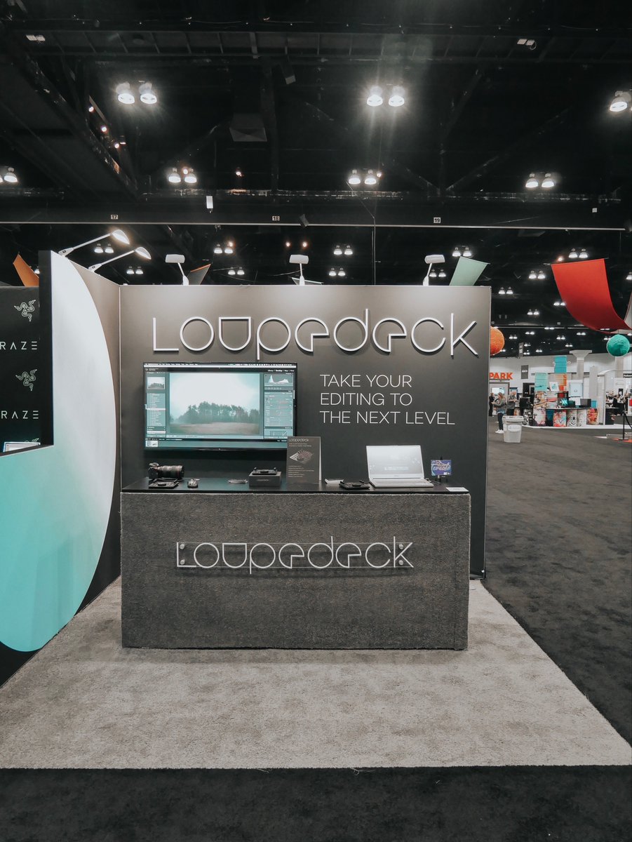 Loupedeck's tweet image. Last day of @adobemax! 

Stop by booth #1304 to meet the team and to experience Loupedeck CT. Also - don&apos;t miss your chance to win your very own Loupedeck CT!

#AdobeMAX #loupedeckct #creativetool #loupedeck