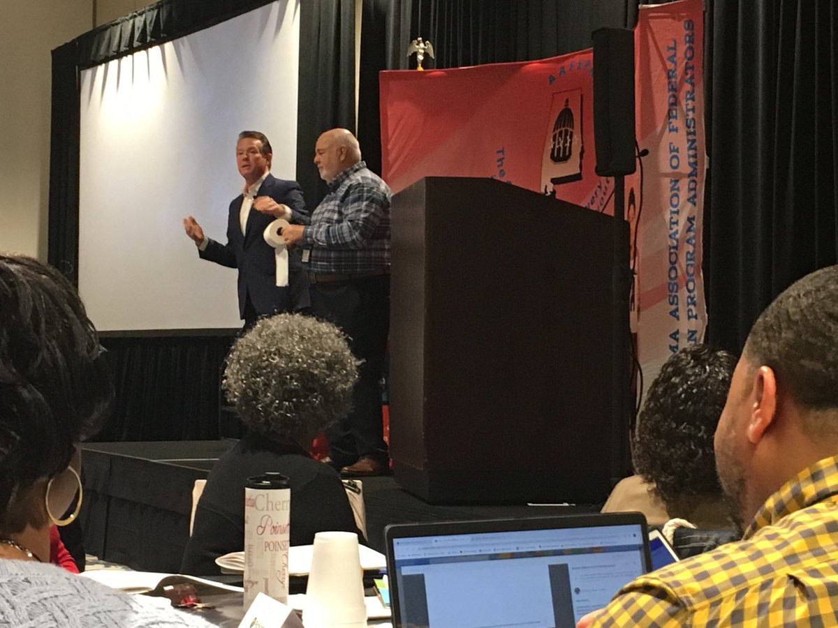 SKdavis80's tweet photo. Steve Spangler and Bobby Burns at AAFEPA. Making science fun. https://t.co/0i590aN2bM