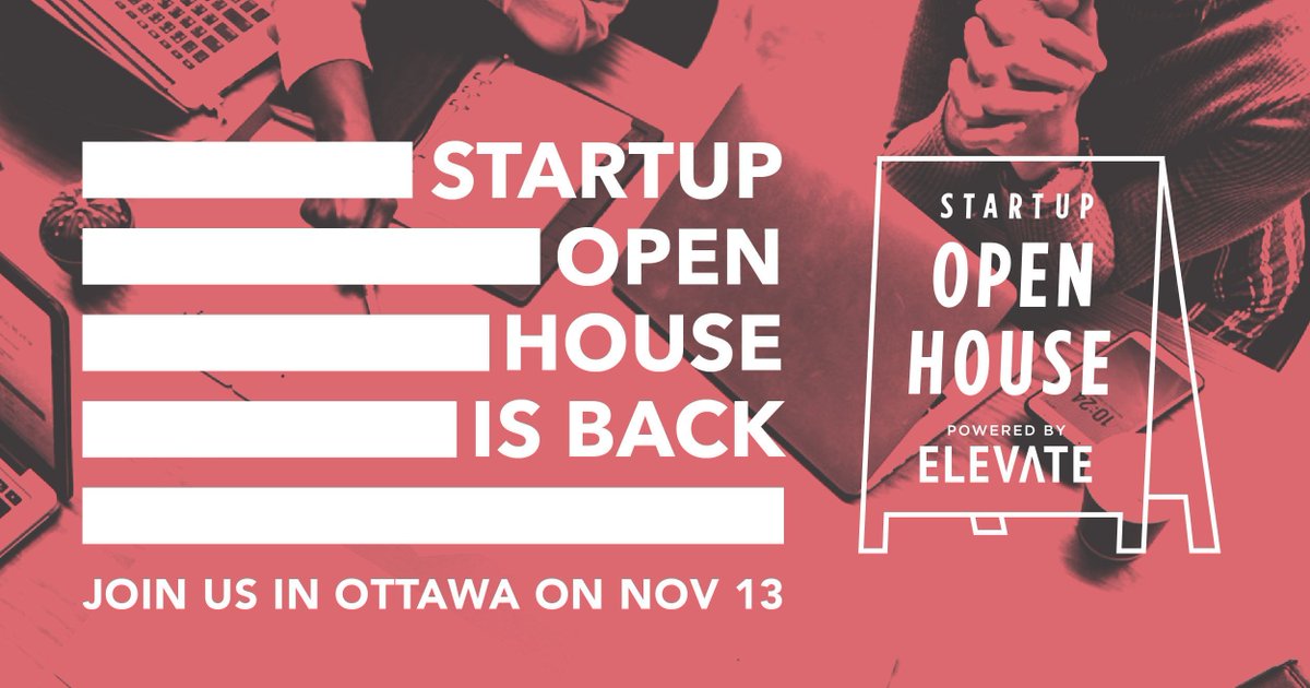 Movers and shakers of the #startup community, time to let people in! On Nov 13th, @suopenhouse is back in Ottawa, connecting you with smart people, sharing the entrepreneurial spirit and shining light on YOU. Register for #SOHOTT2019 NOW! bit.ly/IOSOHOTT #OttBiz