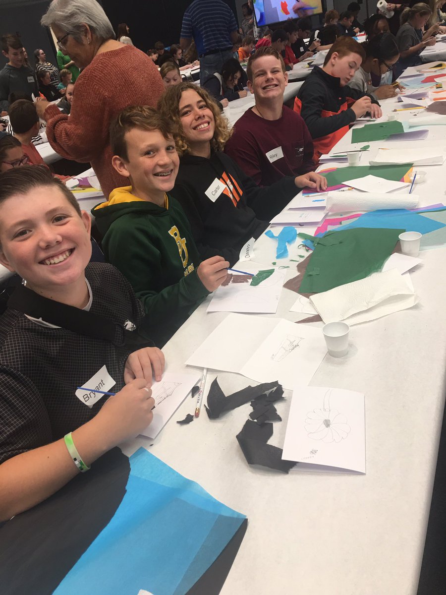 scibirk's tweet photo. The GT 7/8 Nerd Herd is getting their art on today at Region 9! https://t.co/1Neff5XIuS