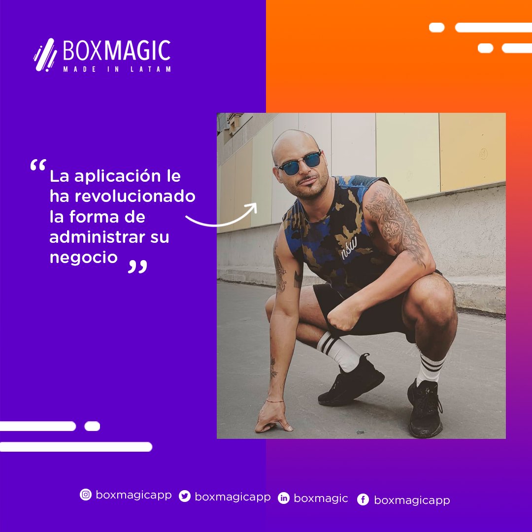BoxMagicApp's tweet photo. Si hay un apasionado con lo que hace, ese es Jorge Pezo, de @noparesdebailar_urbanfitness_ quien nos cuenta que hoy ya no tiene que pensar en administrar su negocio, solo se preocupa de enseñar su pasión, ¡nos encanta! 🤩
#boxmagic https://t.co/QkbMLHhbFx