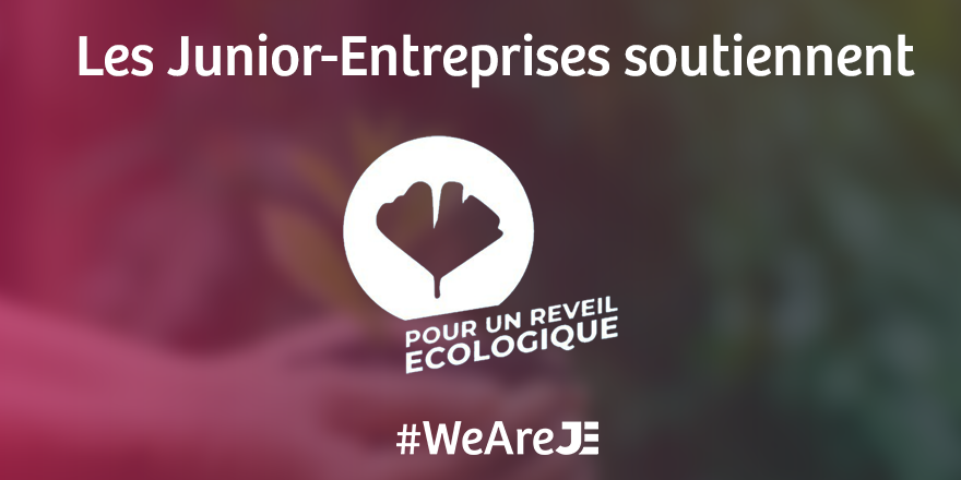 cnje's tweet photo. Les problématiques sociétales et environnementales sont au coeur de l’engagement en Junior-Entreprise 🌱

Nous témoignons ainsi notre soutien au collectif @ReveilEcolo pour leur deuxième campagne !

Pour plus d'informations 👉 https://t.co/H7JvoFNylW

#WeAreJE #50ansJE https://t.co/6qEJuuydMU