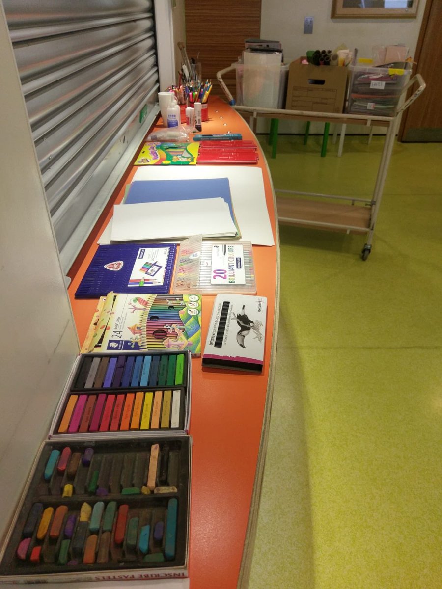 BethmanningOT's tweet photo. Art group this afternoon to continue on the #OTWeek2019 celebrations! Facilitated in the canteen to involve as many staff and patients as possible! Staff and patients created a lovely #empowering environment #therapeuticuseofself #HarrowOTs @butterflylilly9 @PauDBY 🌈🦋 https://t.co/IBm6W7MhHB