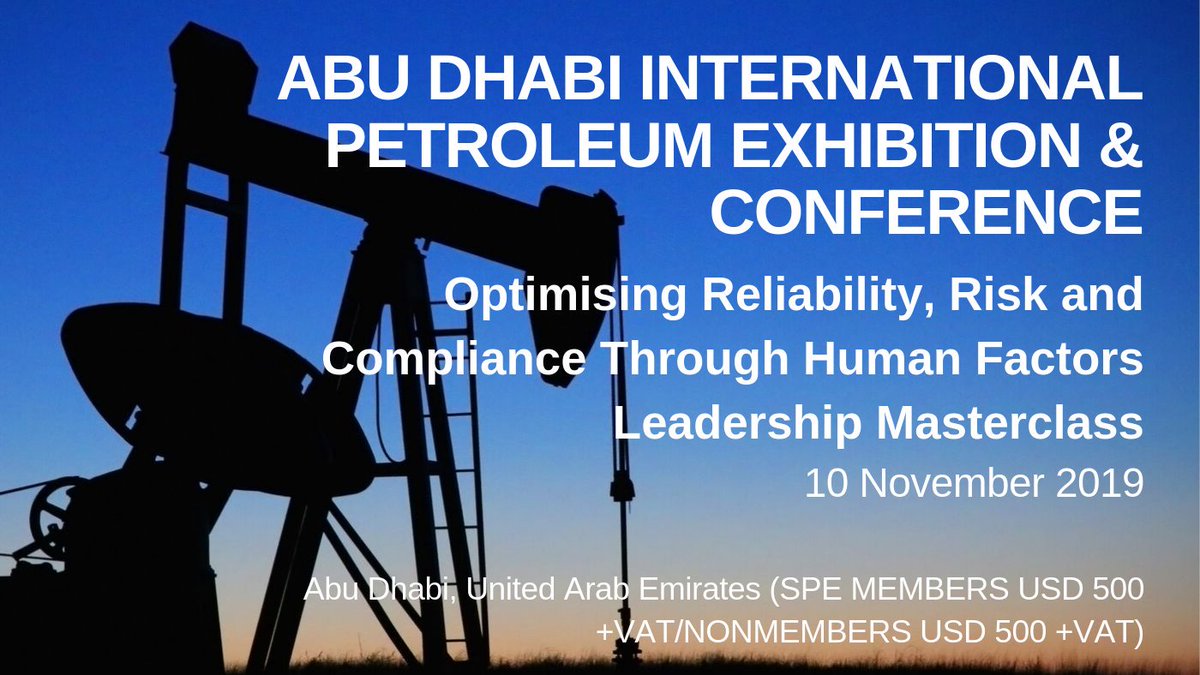 MissionTeam's tweet photo. Join our #HumanFactorsTraining Masterclass at the Abu Dhabi International Petroleum Exhibition &amp; Conference. To find our more https://t.co/9zvL3Z6E2r @ADIPECOfficial 
 #MissionTraining #ADIPEC #ADIPEC2019 | #ADIPEClive #JoinTheConversation https://t.co/mtOfilfQ81