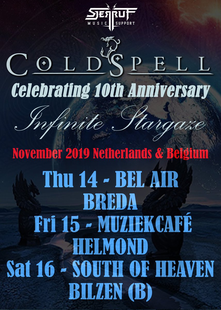 Sjerruf's tweet photo. In about one week @ColdSpellSweden are gonna rock the Lowlands #coldspell #belairbreda #muziekcaféhelmond #southofheaven #SjerrufMusicSupport https://t.co/G6Xmp57aEu