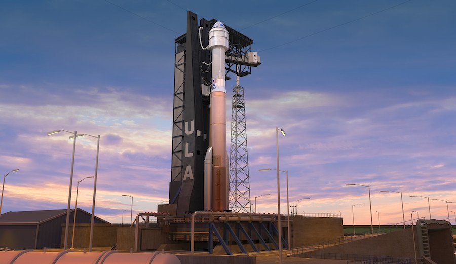 SpaceflightNow's tweet photo. The stacking of a United Launch Alliance Atlas 5 rocket this week at Cape Canaveral signals the start of a busy six-week campaign to ready ULA’s trusty workhorse launcher for its debut in a new human-rated configuration in mid-December. FULL STORY: https://t.co/lvsglX8PCI https://t.co/WApDF6Jjpv