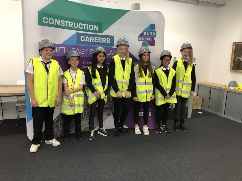 PartnershipO's tweet photo. So proud of our S2 @stmacharacademy young people for doing such an amazing job at the Build Your Future, Schools Challenge at the Scott Sutherland School of Architecture &amp; Built Environment @RobertGordonUni. Many thanks also to @CITB_Scotland @safetyscotland @MearnsGill 
#HEAR https://t.co/8b8IeOBMVR