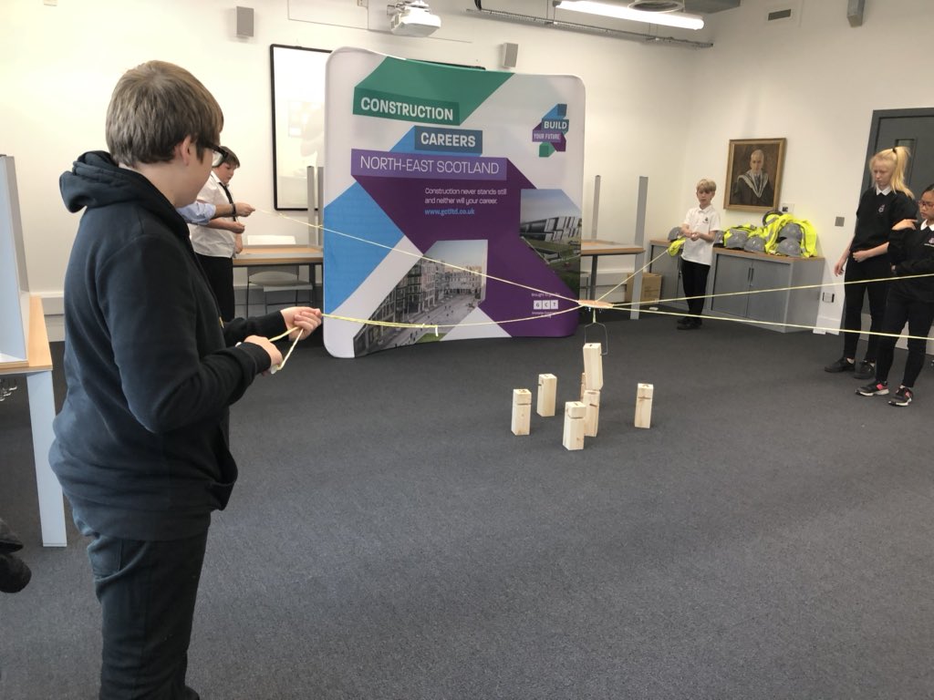 PartnershipO's tweet photo. So proud of our S2 @stmacharacademy young people for doing such an amazing job at the Build Your Future, Schools Challenge at the Scott Sutherland School of Architecture &amp; Built Environment @RobertGordonUni. Many thanks also to @CITB_Scotland @safetyscotland @MearnsGill 
#HEAR https://t.co/8b8IeOBMVR