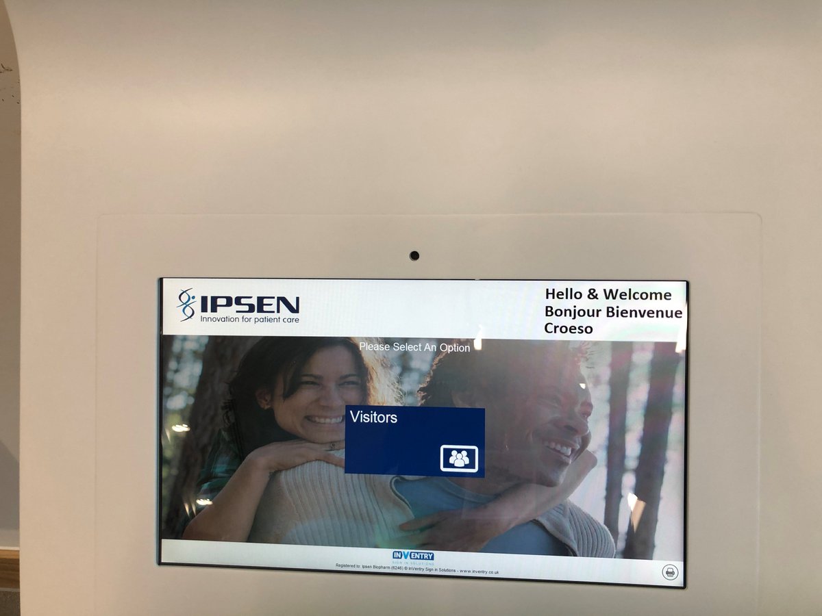 AddtimeUK's tweet photo. #Addtime and Inventry's first visitor management implementation at #IpsenGroup new reception area and congratulations to Chris Wright and the team for a fantastic customisation project. https://t.co/Sar8Fo2d1o