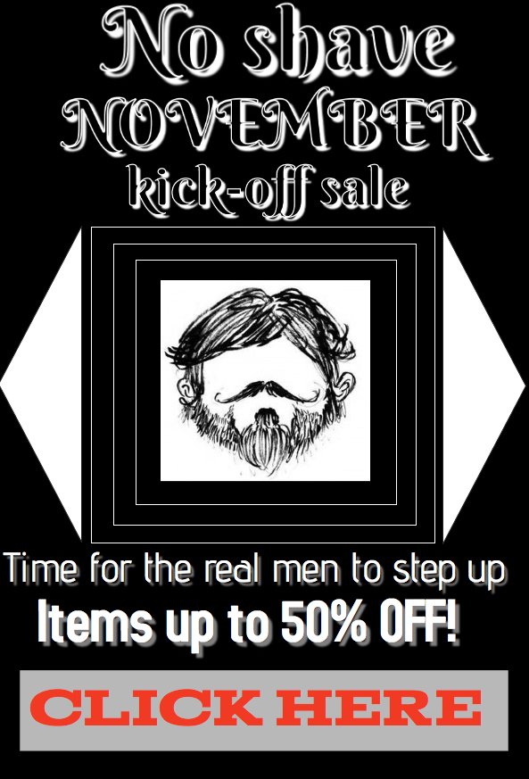 No Shave = Reward! *Sale for our men participating in #NoShaveNov* - mailchi.mp/motivationalbo…