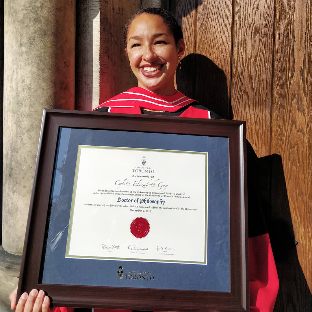 CylitaGuy's tweet photo. Yesterday was the best day...
After 5 years my #phd journey officially came to an end as I walked accross the stage @UofT's #ConvocationHall for the final time.
I am grateful.
I am humbled.
I am proud.
#uoftgrad19 #UofT #phdchat #AcademicTwitter #blackandStem
(1/n) https://t.co/XZ7x82p5tP
