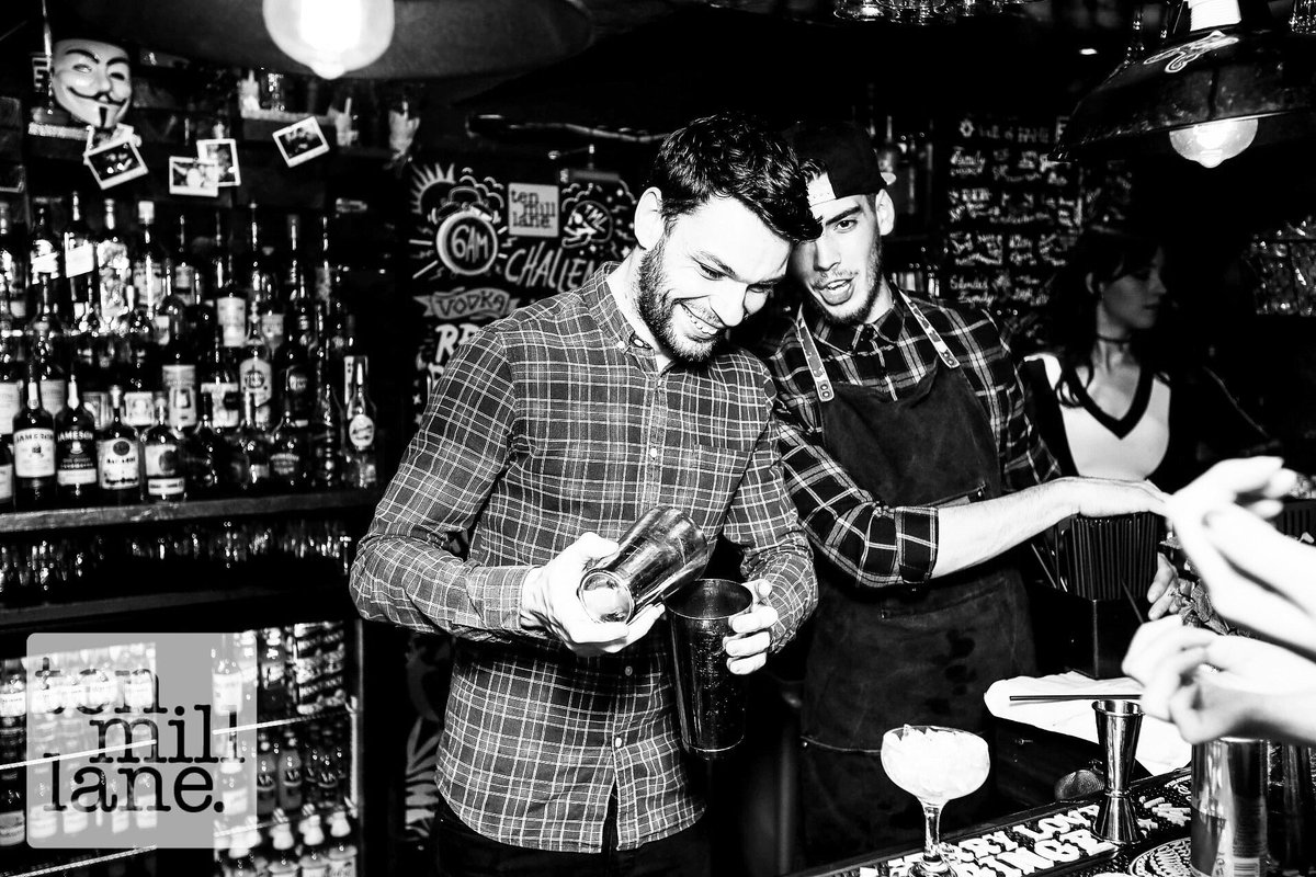 Make a cocktail with laughter and it will taste even better // join us for 2FOR1 cocktails 8-10PM Wednesday to Saturday // #tenmilllane