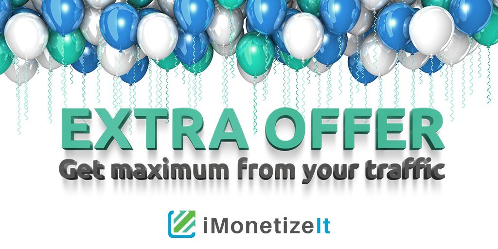 iMonetizeIt's tweet photo. ⚠️ Alarm ⚠️
This isn’t a drill, it’s our NEW Extra Offer!
The time for global updates is not finished, so we’re launching “Extra Offer” - the new rocket that will increase your income!
Check out all of the details on our Facebook😉 https://t.co/htnKYIa52Q