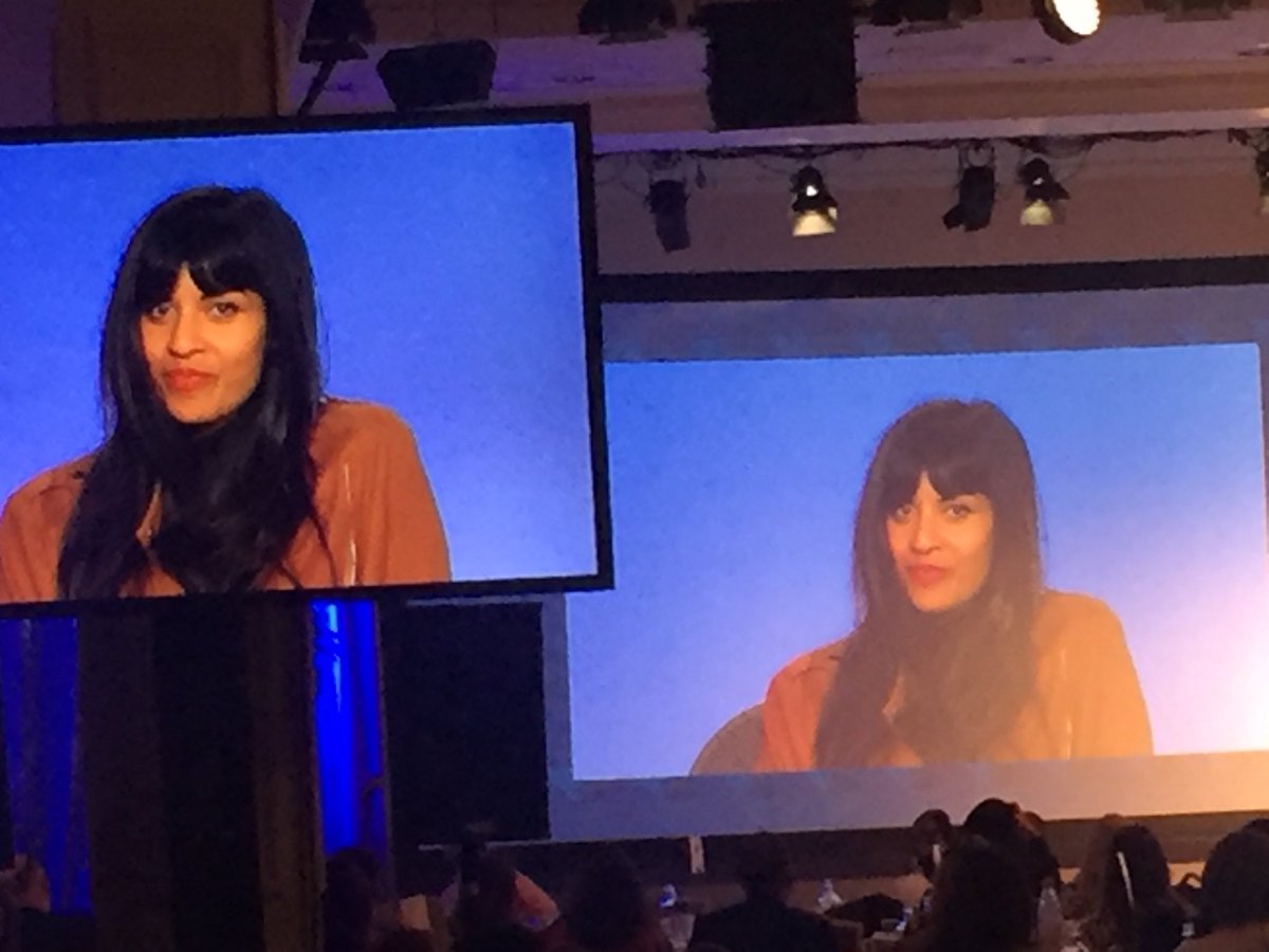 NWCI's tweet photo. โWomen are fear mongered about failure, Iโm as proud of my failures as my wins -Trying is Winningโ @jameelajamil โAs a woman of colour and deaf until the age of 12, I know about being marginalized & am also very aware of my current privilege - it motivates my activismโ#SLCDublin https://t.co/w0yw6CblyV