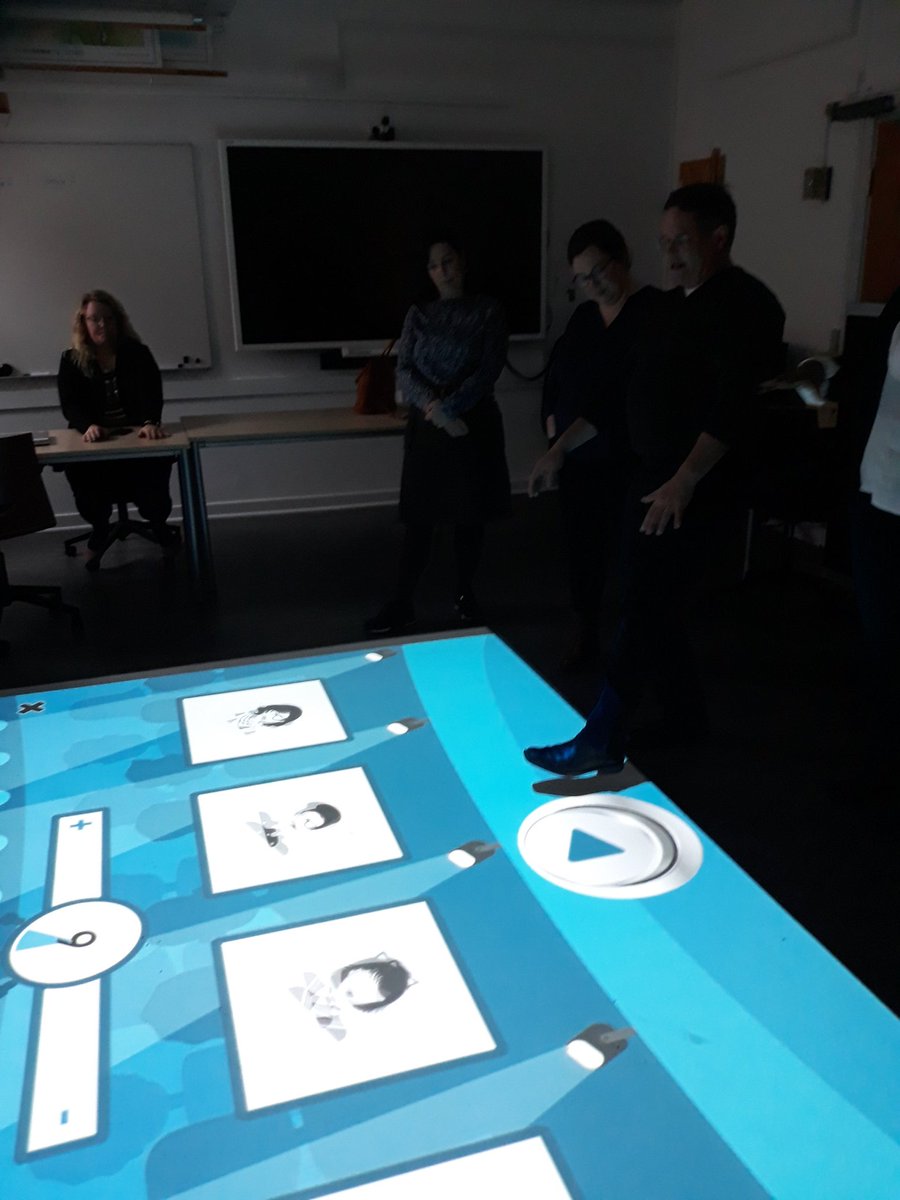 eulearningpath's tweet photo. Our project's 3rd #STSTE at #VUCStorstrom continued today by creating #learninggames with #ActiveFloor. Great cooperation with innovative partners, and games that utilize movement stimulate learning and motivation! #ErasmusPlus https://t.co/Xz9slRNnXQ
