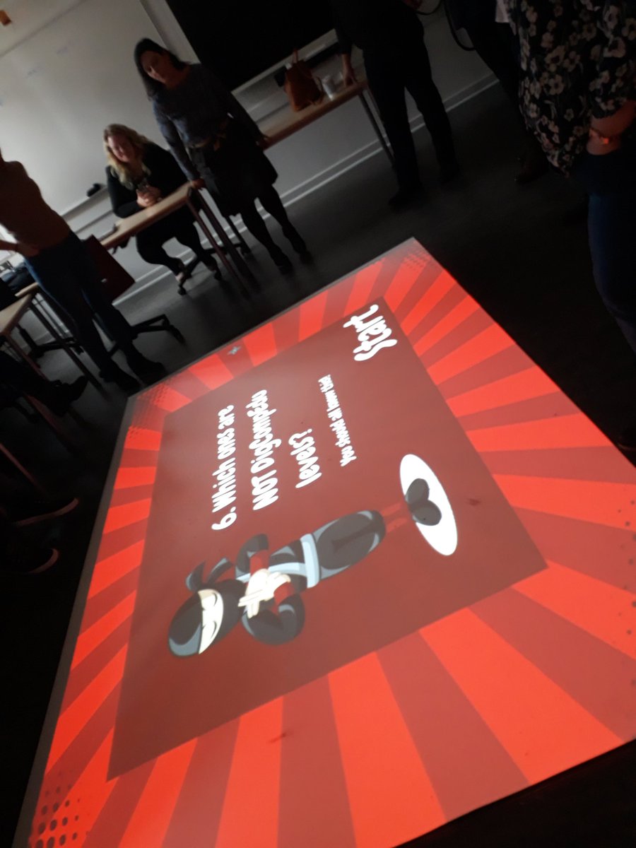 eulearningpath's tweet photo. Our project's 3rd #STSTE at #VUCStorstrom continued today by creating #learninggames with #ActiveFloor. Great cooperation with innovative partners, and games that utilize movement stimulate learning and motivation! #ErasmusPlus https://t.co/Xz9slRNnXQ