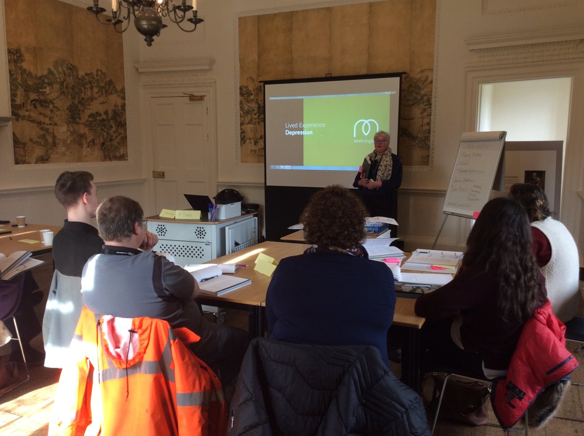 wellbeing_wb's tweet photo. There is still time to book on to our next @MHFAEngland 2 day course. This course qualifies you as a #MentalHealth First Aider &amp; inc's course materials, lunch &amp; refreshments, situated at @Shaw_House #Newbury. 13/11/19. Book here ⬇️
https://t.co/TssYQoQVdb #MentalHealthAwareness https://t.co/YvjNITiJsu