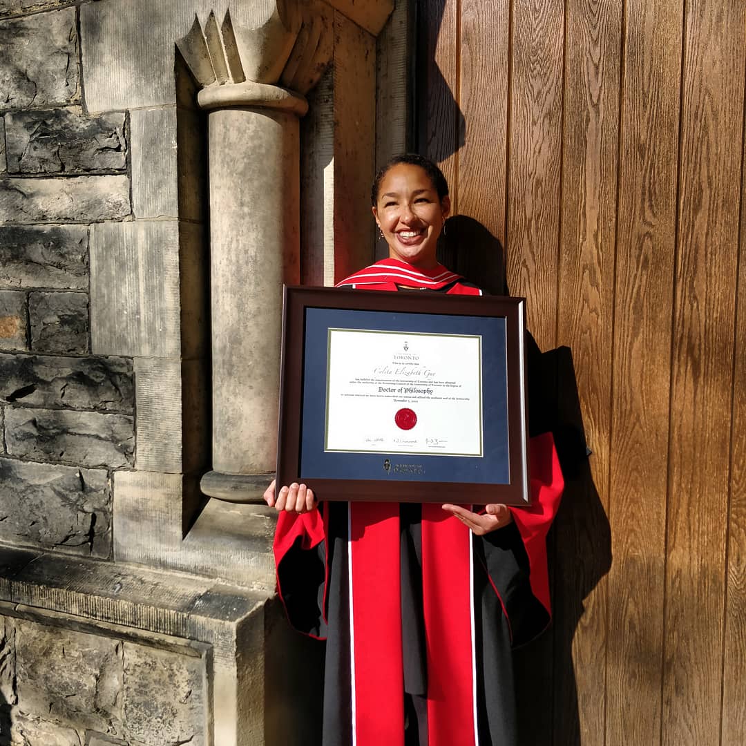 Yesterday I really took in that I am #FirstInTheFamily to do this. My family afforded me this opportunity. Whatever doubts I have had I can say - IT WAS WORTH IT...And now I am ready to use this to do more &amp; make change

#uoftgrad19 #blackandSTEM #graduation
#WomenInSTEM
(3/3)