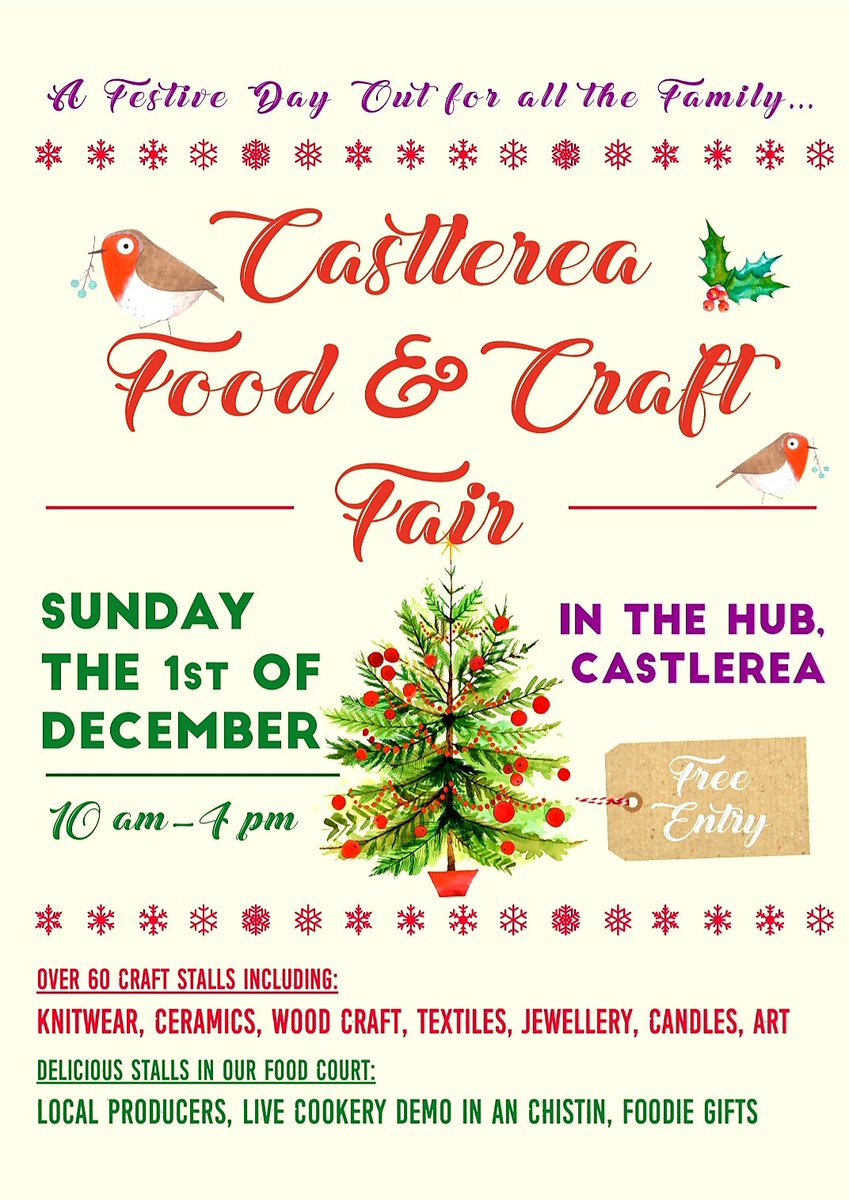 BennysDeli's tweet photo. A festive day out for all the family! #christmas #food #craft #westofireland #castlerea #roscommon @castlerea_ie https://t.co/6Br6oqhZlj